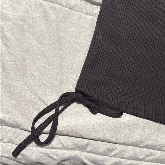 SHEIN Black Midi Sheath Dress with Slit - Picture 3 of 5